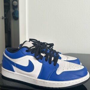 Nike Air Jordan 1 Lows Blue and White